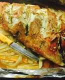 Cá mú đỏ quấn giấy bạc