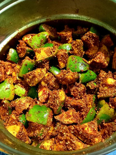 A picture of आम का अचार (Aam ka achar recipe in hindi).