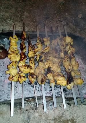 عکسی از دستور 🐥 مزه دار کردن جوجه 🐥