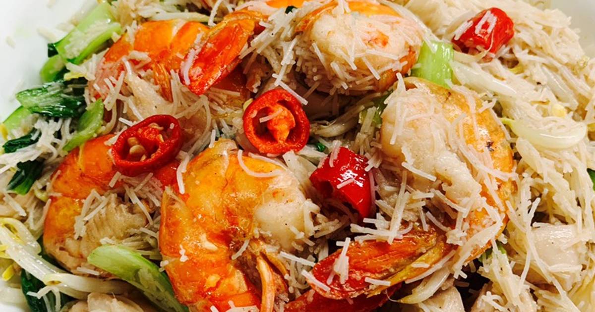 Resipi Bihun Goreng Singapore Oleh Zahrah Buang Cookpad