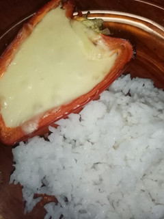 Una foto de Morrón relleno