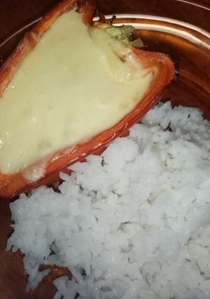 Una foto de Morrón relleno
