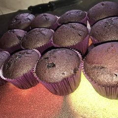 A picture of Chocolate mint cupcakes.