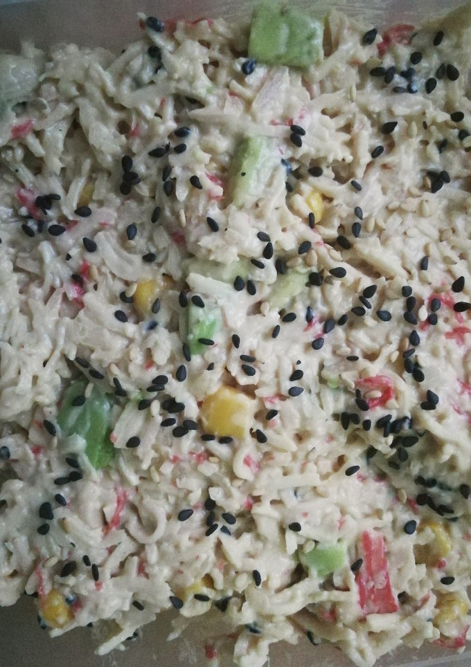 Una foto de Ensalada de surimi