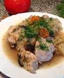 Овощное рагу с курицей