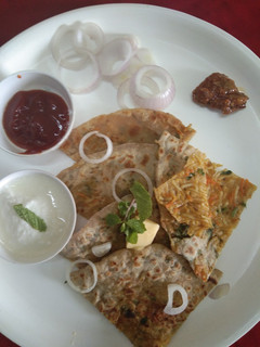 A picture of Maggie paratha.