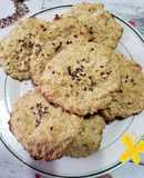Galletas de avena con manzana y sazón de janny