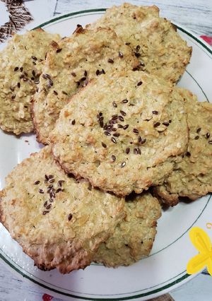 Una foto de Galletas de avena con manzana y sazón de janny