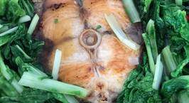 Hình ảnh món Cá bớp biển um rau cải trắng