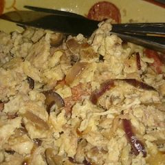 A picture of Tuna Scrambled Eggs.
