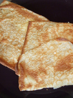 Una foto de Galette de chorizo español y queso Franche-Comtè