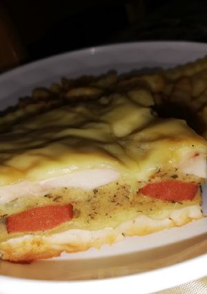 Töltelékes csirkemell recept fotója