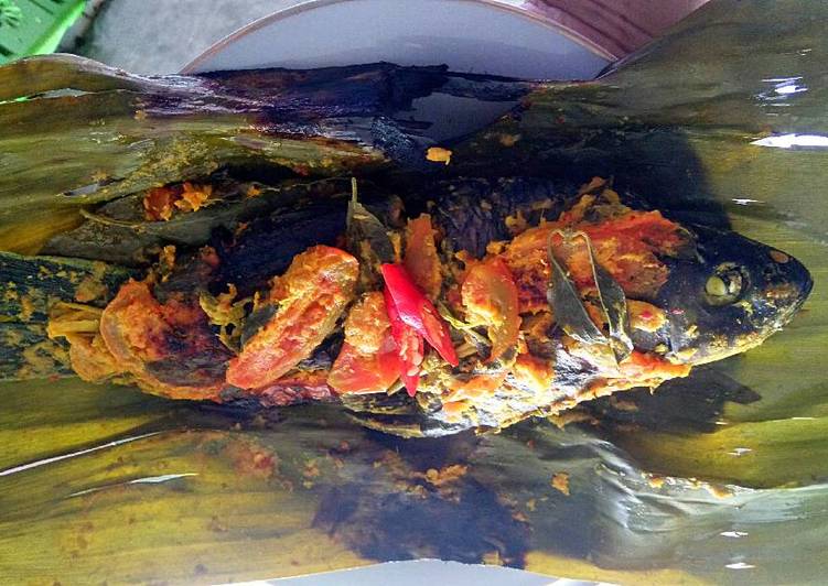 Cara buat Pepes ikan mas yang nikmat dan Mudah Dibuat