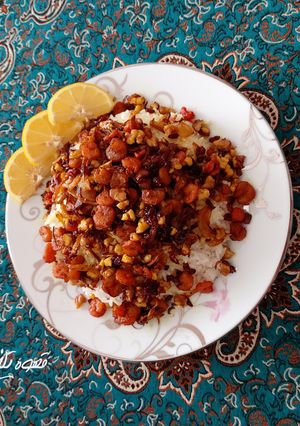 عکسی از دستور میگو پلو