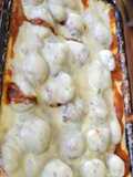 Albóndigas con puré de papas