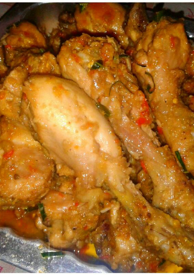 Foto resep Ayam sambal jeruk nipis