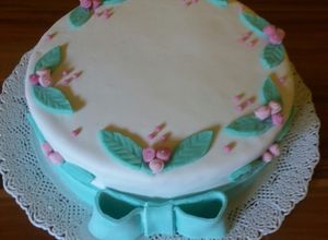 Una foto de Baño Wilton o Fondant casero