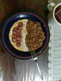 Egg Whites with Refried Beans