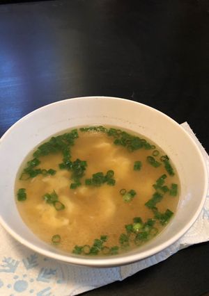 A picture of Hangover Egg Drop Soup.