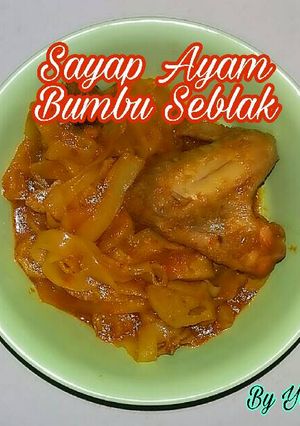 Foto resep Sayap ayam bumbu seblak
