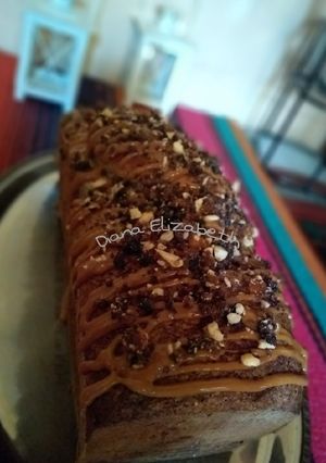 Una foto de Budín de banana🍌,avena y matcha.😄📣👩🏼‍🍳