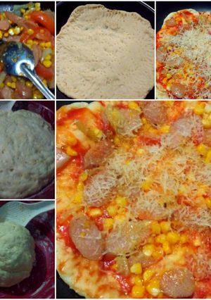 Foto resep pizza teflon ala mommy kiya