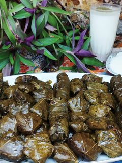 عکسی از دستور دلمه برگ مو