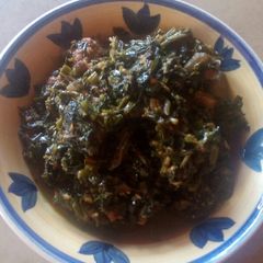 A picture of Vegetable soup.