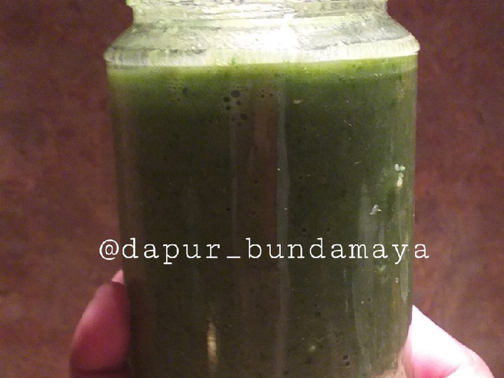 Resep Smoothies hijau dengan fiber creme, Bikin Ngiler