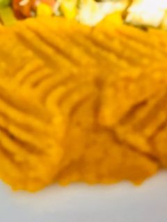 Una foto de Puré de zanahoria y auyama