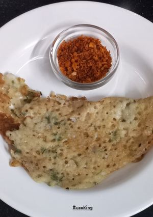 A picture of Rice Flour Chilla.