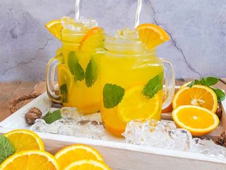 Fresh Oren Pudina                    #Maratonraya                            #minuman#minggu2