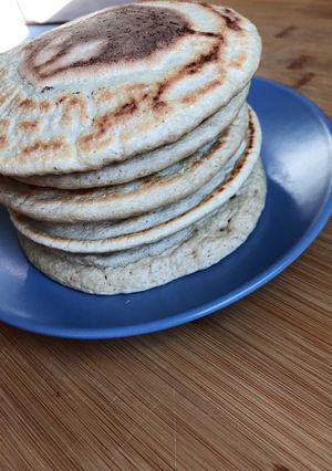 Une photo de Pancakes aux flocons d’avoine