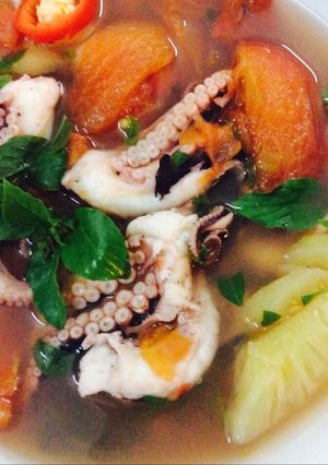 Hình của món Bạch tuộc vươn vòi.