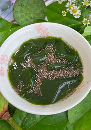 Hình của món Sương Sâm Vò Từ Lá Không Bị Bọt.