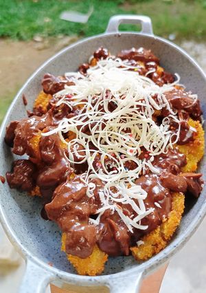 Foto resep Apel goreng saus cokelat 😍