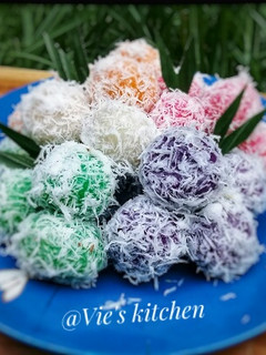 Foto resep Klepon Rainbow
