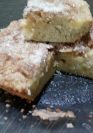 Una foto de Torta de manzana y canela