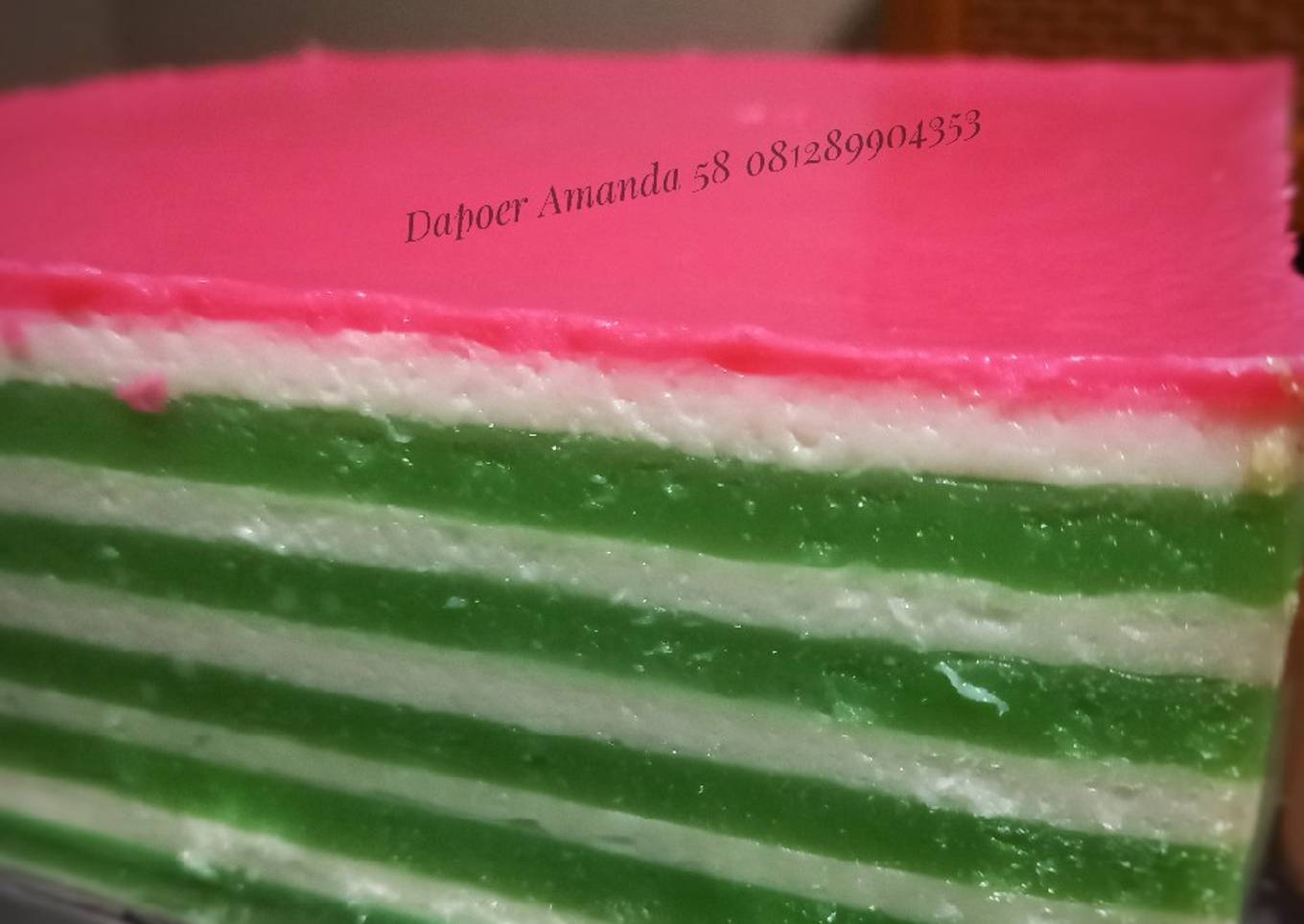 Resep Kue Lapis Pepe/ lapis sagu Anti Gagal