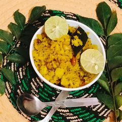 A picture of Batata poha Breakfast Recipe.