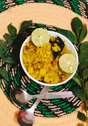 A picture of Batata poha Breakfast Recipe.