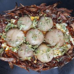 A picture of Stuffed Mushroom Nest.