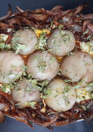 A picture of Stuffed Mushroom Nest.
