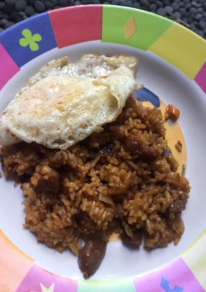Foto resep Nasi Goreng Bakso Rumahan