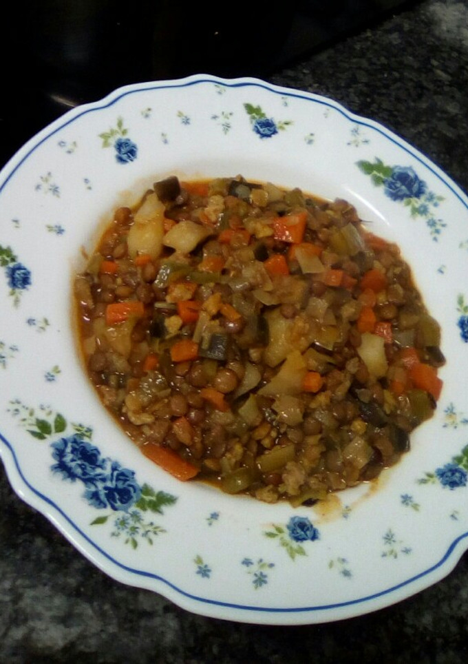 Una foto de Lentejas vegetales