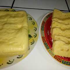 รูปของ Bolu kukus keju simpel no mixer