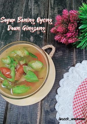 Foto resep Sayur Bening Oyong Daun Gingseng
