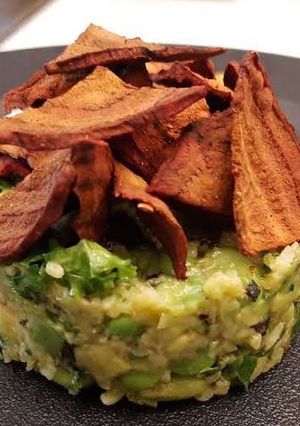 Una foto de Chips Crujientes de Betarraga Deshidratada