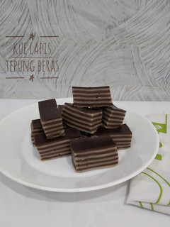 Foto resep Kue lapis tepung beras