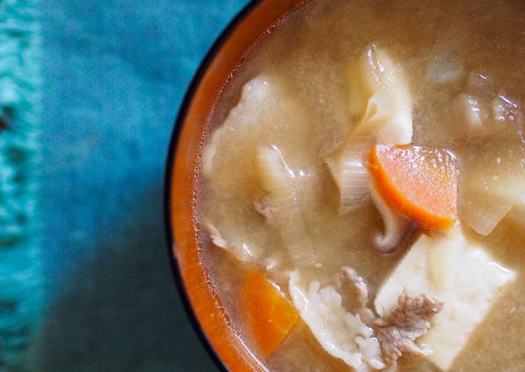 TONJIRU (Pork Miso Soup)